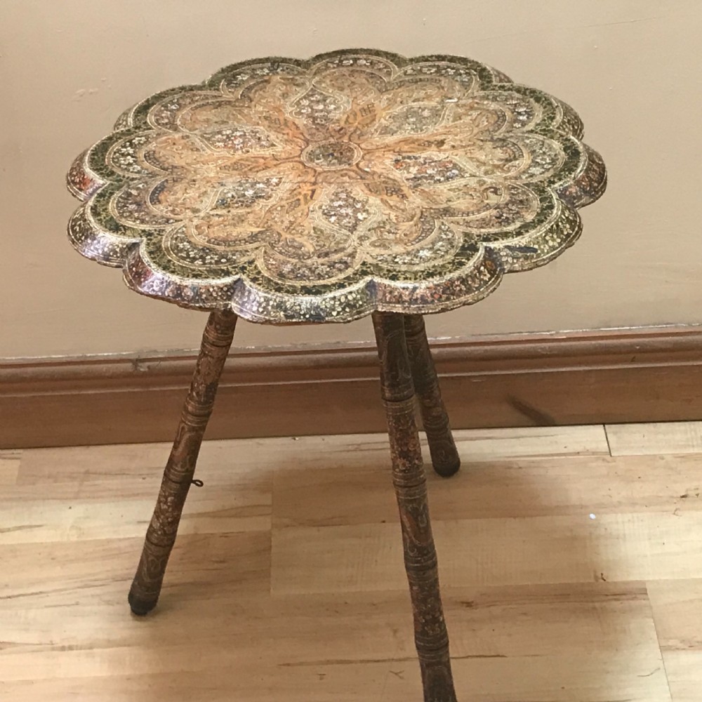 Islamic occasional table late 19th century  View XIV