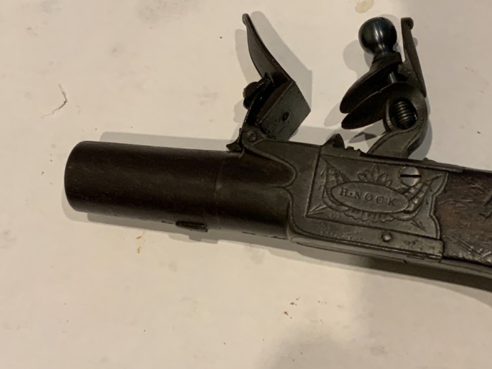 Flintlock pistol by Nock of London  View III
