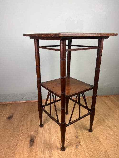 GODWIN AESTHETIC SIDE TABLE IN WALNUT CIRCA 1880 - ADDITIONAL PHOTO 1