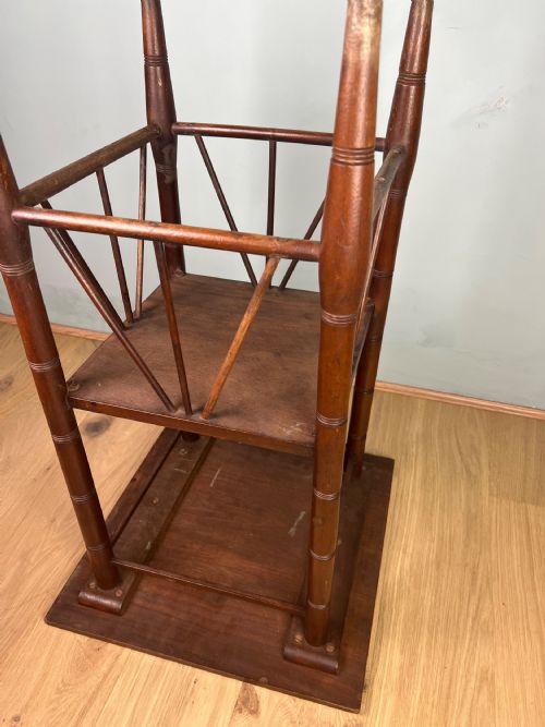 GODWIN AESTHETIC SIDE TABLE IN WALNUT CIRCA 1880 - ADDITIONAL PHOTO 5