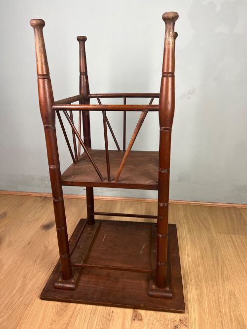GODWIN AESTHETIC SIDE TABLE IN WALNUT CIRCA 1880 - ADDITIONAL PHOTO 7