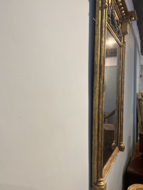 GILT PIER MIRROR WITH CLUSTER COLUMN - ADDITIONAL PHOTO 2