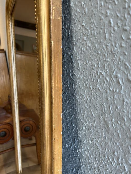 LOUIS PHILIPPE GILDED MIRROR - ADDITIONAL PHOTO 3