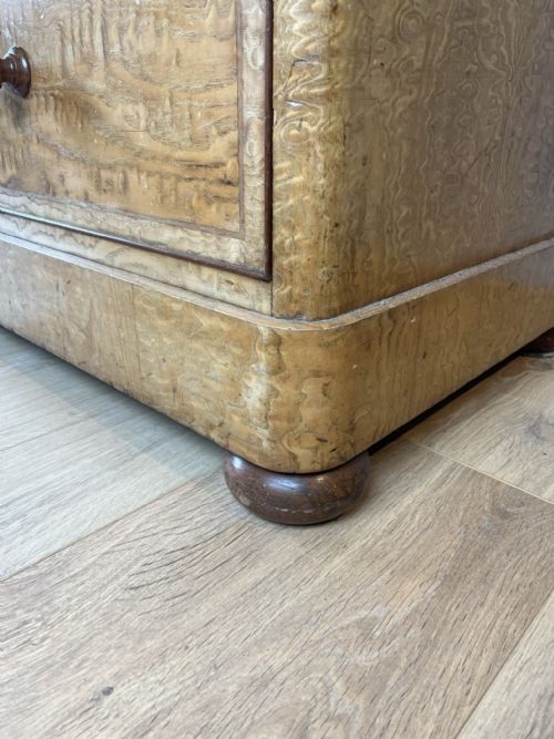 HUNGARIAN ASH VICTORIAN LARGE CHEST OF DRAWERS CIRCA 1880 - ADDITIONAL PHOTO 3