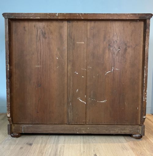 HUNGARIAN ASH VICTORIAN LARGE CHEST OF DRAWERS CIRCA 1880 - ADDITIONAL PHOTO 5