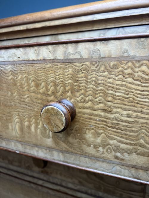 HUNGARIAN ASH VICTORIAN LARGE CHEST OF DRAWERS CIRCA 1880 - ADDITIONAL PHOTO 6