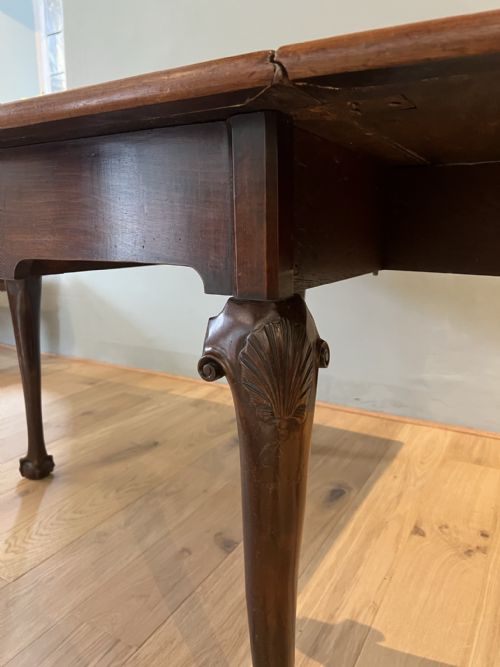 IRISH CUBAN MAHOGANY GATE LEG DINING TABLE - ADDITIONAL PHOTO 2