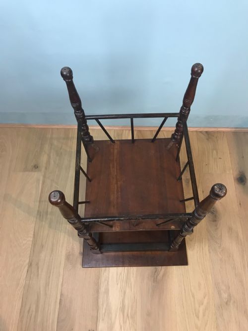 E W GODWIN STYLE WALNUT SIDE TABLE - ADDITIONAL PHOTO 7