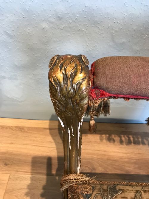 GILT CURULE STOOL - ADDITIONAL PHOTO 11