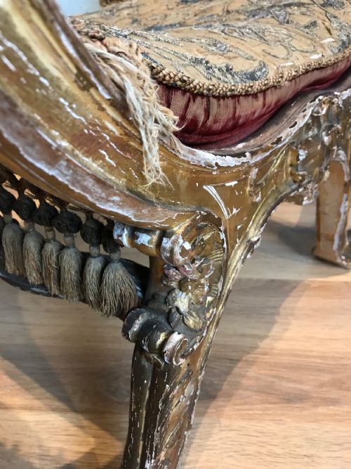 GILT CURULE STOOL - ADDITIONAL PHOTO 12