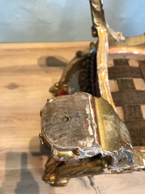 GILT CURULE STOOL - ADDITIONAL PHOTO 15