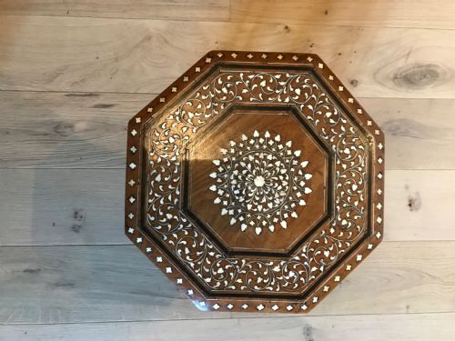 ANGLO INDIAN HOSHIAPUR TABLE - ADDITIONAL PHOTO 2