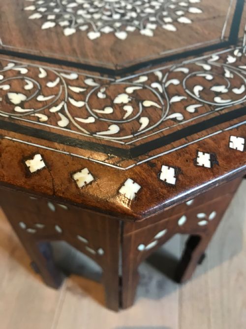 ANGLO INDIAN HOSHIAPUR TABLE - ADDITIONAL PHOTO 1