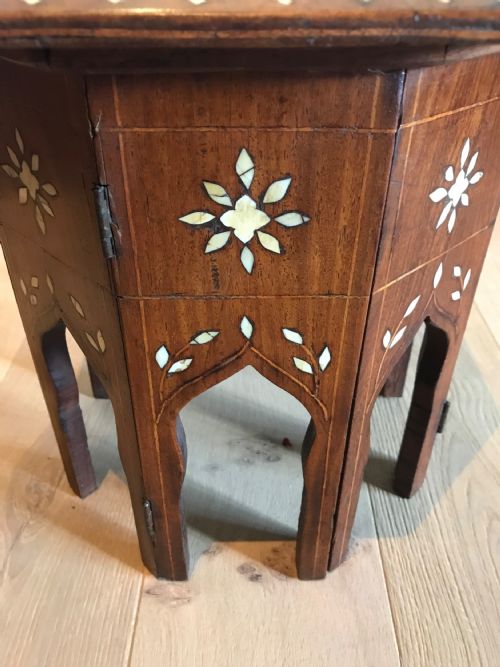 ANGLO INDIAN HOSHIAPUR TABLE - ADDITIONAL PHOTO 4
