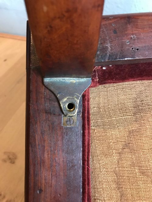 MAHOGANY CAMPAIGN CHAIR - ADDITIONAL PHOTO 3