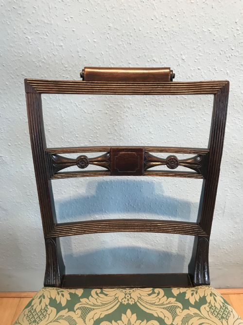 SET OF SIX SHERATON DINING CHAIRS - ADDITIONAL PHOTO 2