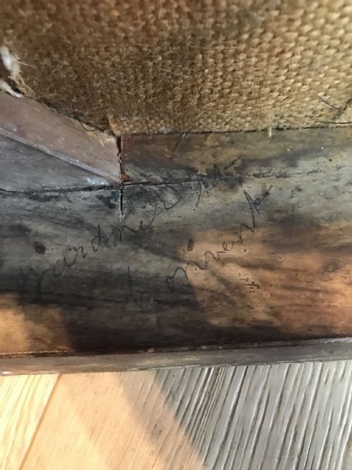 FRENCH PAINTED AND PARCEL GILT X FRAME STOOL - ADDITIONAL PHOTO 8