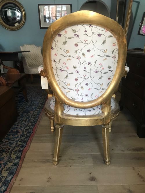 GILT ARMCHAIR CIRCA 1770 - ADDITIONAL PHOTO 4