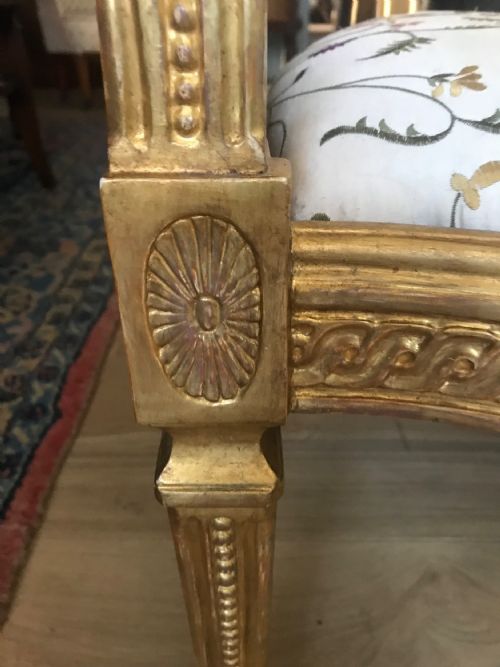 GILT ARMCHAIR CIRCA 1770 - ADDITIONAL PHOTO 6