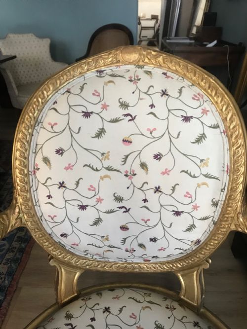 GILT ARMCHAIR CIRCA 1770 - ADDITIONAL PHOTO 8