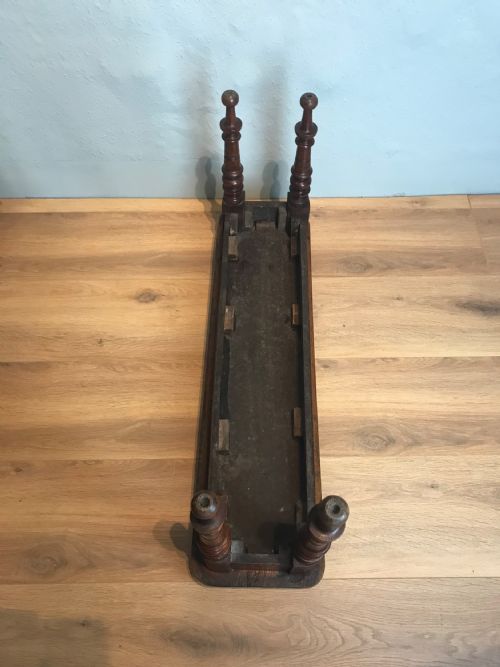 19TH CENTURY OAK HALL BENCH WINDOW SEAT - ADDITIONAL PHOTO 8