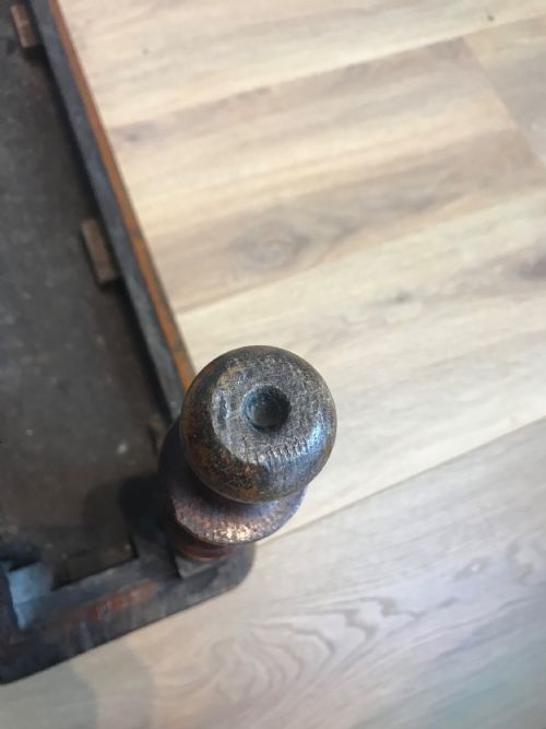 19TH CENTURY OAK HALL BENCH WINDOW SEAT - ADDITIONAL PHOTO 9