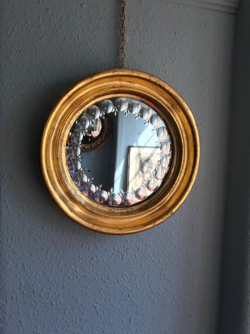 sorcerers mirror - CATEGORY: ANTIQUE MIRRORS - DATED 19TH CENTURY