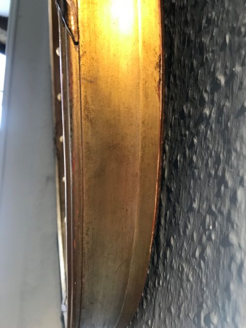 19TH CENTURY GILT CONVEX MIRROR - ADDITIONAL PHOTO 5