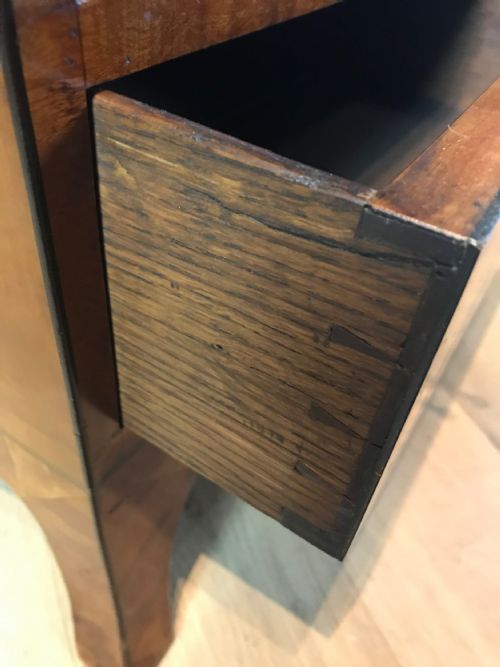 EDWARDIAN SATINWOOD WATERFALL BOOKCASE - ADDITIONAL PHOTO 11