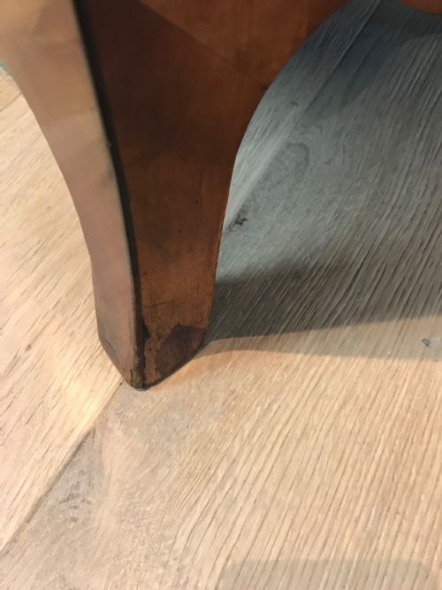 EDWARDIAN SATINWOOD WATERFALL BOOKCASE - ADDITIONAL PHOTO 12
