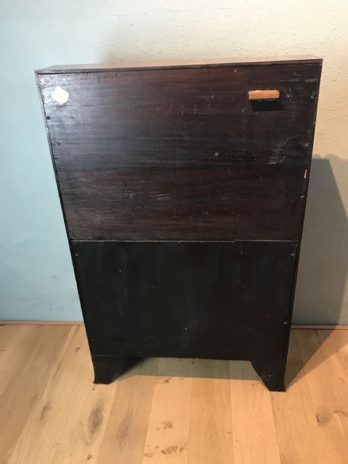 EDWARDIAN SATINWOOD WATERFALL BOOKCASE - ADDITIONAL PHOTO 14