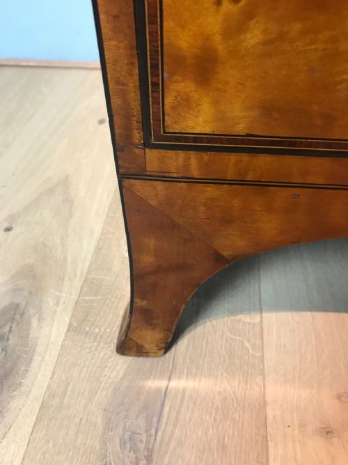 EDWARDIAN SATINWOOD WATERFALL BOOKCASE - ADDITIONAL PHOTO 15