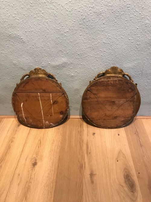PAIR OF GILT ROUND MIRRORS - ADDITIONAL PHOTO 10