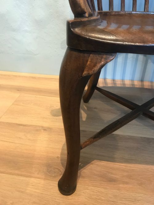 19TH CENTURY CAPTAINS ARM CHAIR - ADDITIONAL PHOTO 6