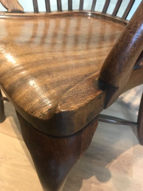 19TH CENTURY CAPTAINS ARM CHAIR - ADDITIONAL PHOTO 7