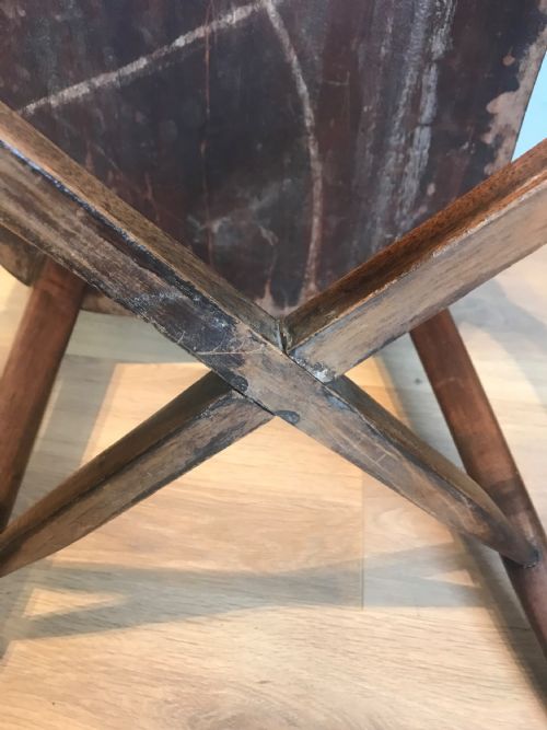 19TH CENTURY CAPTAINS ARM CHAIR - ADDITIONAL PHOTO 9