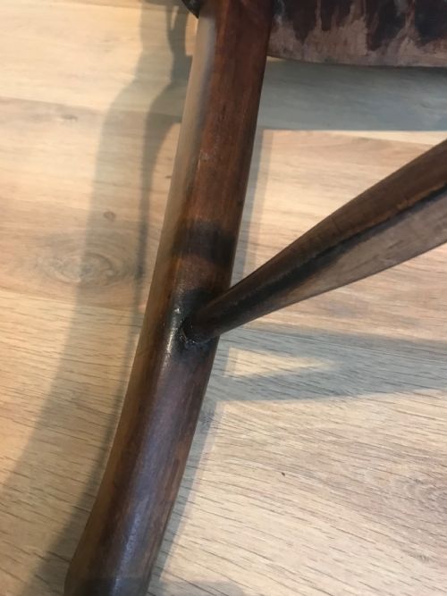19TH CENTURY CAPTAINS ARM CHAIR - ADDITIONAL PHOTO 10