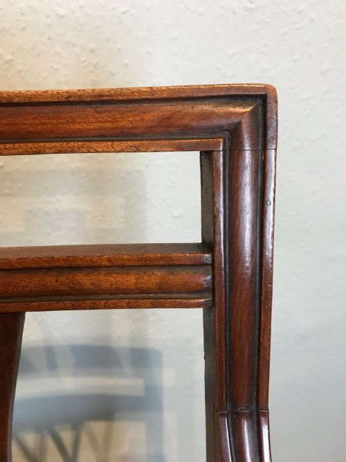 ANTIQUE CURULE STYLE OPEN ARMCHAIR - ADDITIONAL PHOTO 8