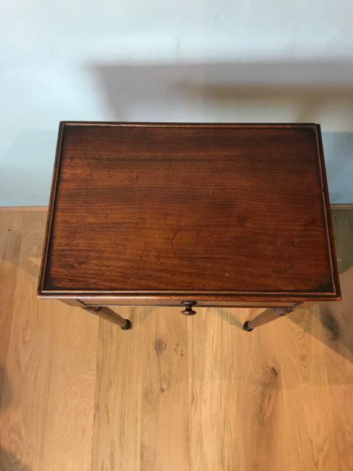 WILLIAM 4TH SMALL MAHOGANY SIDE TABLE - ADDITIONAL PHOTO 8