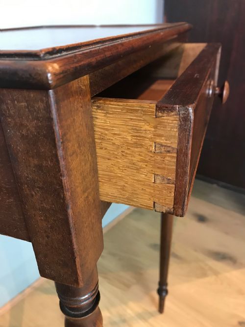 WILLIAM 4TH SMALL MAHOGANY SIDE TABLE - ADDITIONAL PHOTO 9