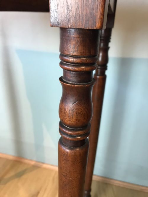 WILLIAM 4TH SMALL MAHOGANY SIDE TABLE - ADDITIONAL PHOTO 10