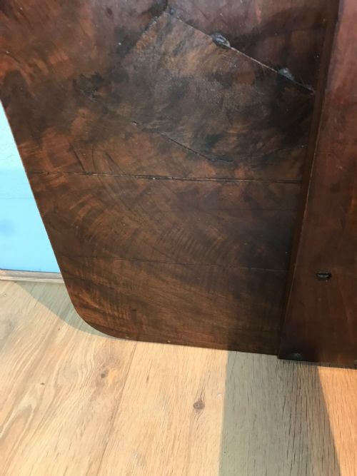 ANTIQUE BURR ELM PEDESTAL TABLE - ADDITIONAL PHOTO 7