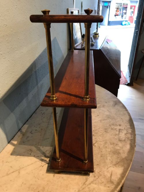 ANTIQUE CAMPAIGN SHELVES - ADDITIONAL PHOTO 4