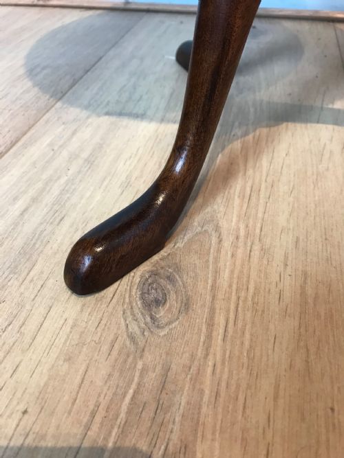 ANTIQUE MAHOGANY TRIPOD TABLE WINE TABLE - ADDITIONAL PHOTO 8