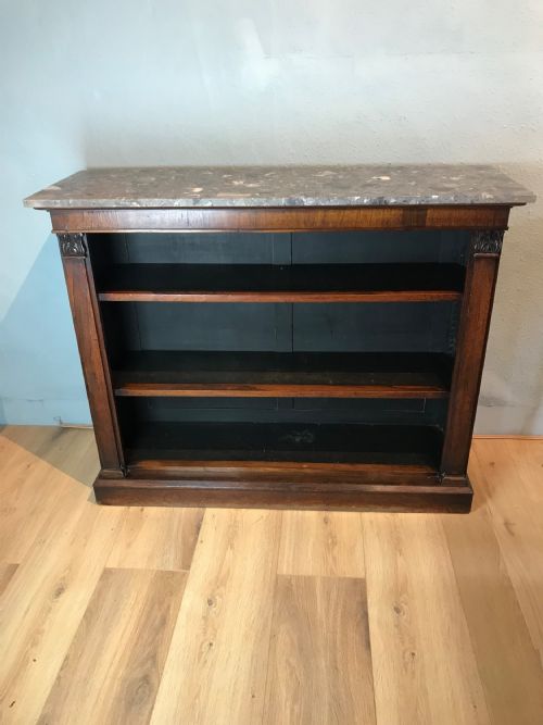 william 4th rosewood open bookcase - CATEGORY: ANTIQUE BOOKCASES - DATED 19TH CENTURY