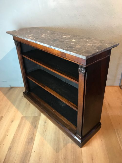 WILLIAM 4TH ROSEWOOD OPEN BOOKCASE - ADDITIONAL PHOTO 1
