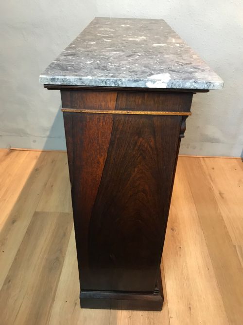 WILLIAM 4TH ROSEWOOD OPEN BOOKCASE - ADDITIONAL PHOTO 2