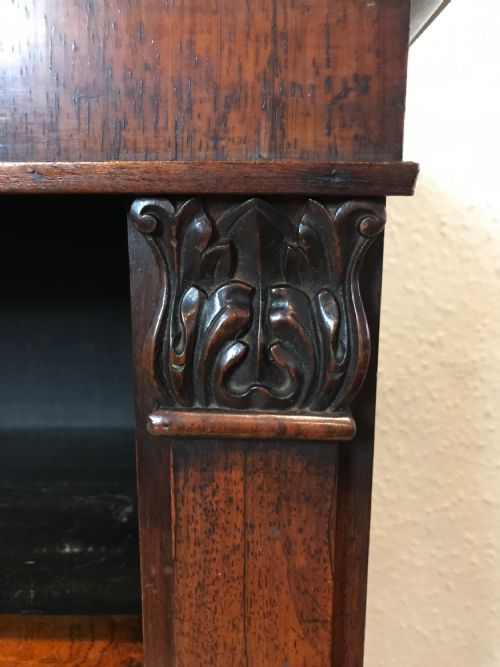 WILLIAM 4TH ROSEWOOD OPEN BOOKCASE - ADDITIONAL PHOTO 4