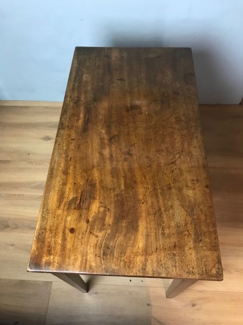 ANTIQUE MAHOGANY SIDE TABLE - ADDITIONAL PHOTO 2