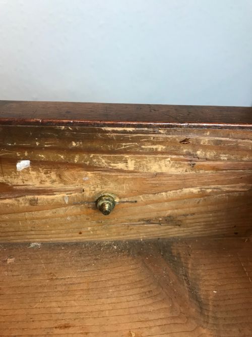 ANTIQUE MAHOGANY SIDE TABLE - ADDITIONAL PHOTO 9